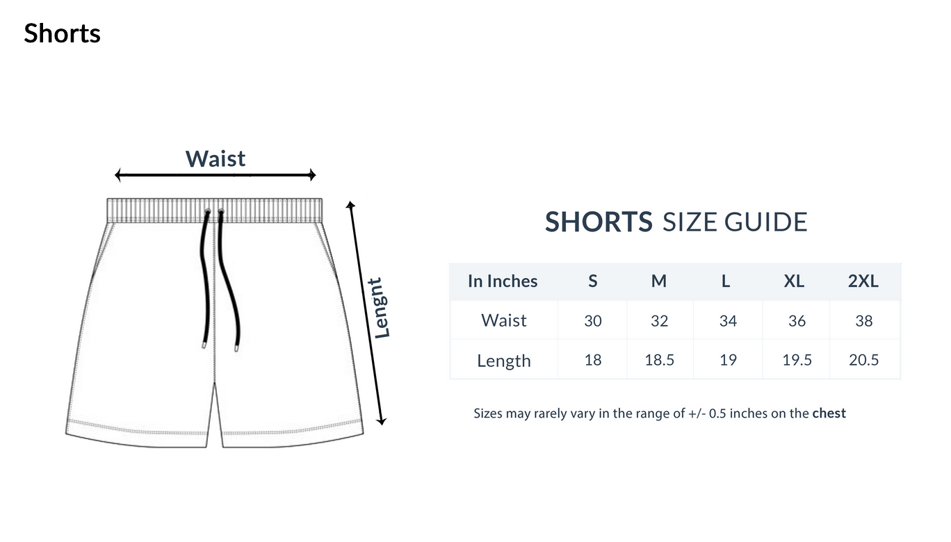 Unisex Plain Shorts